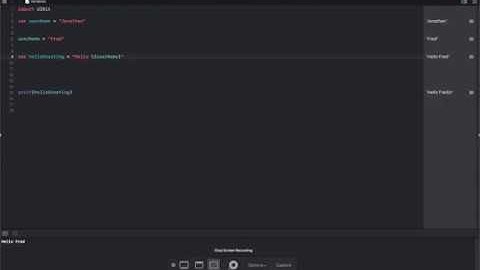 SWIFT: Variables and Constants