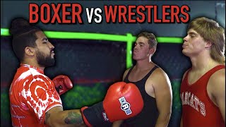 🥊 BOXER vs WRESTLERS 🤼 | *FIGHT ENDS BADLY*