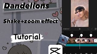 Dandelionsshakezoom Effect Tutorialon Capcutmcraynier Yt