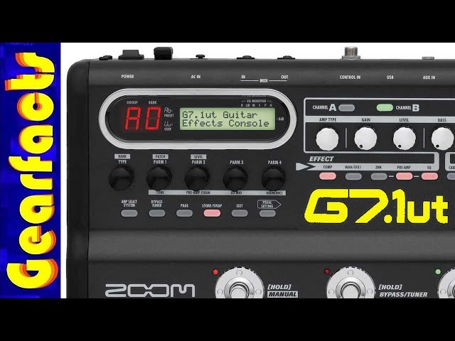 Returning to the Zoom G71ut multi effects processor - YouTube