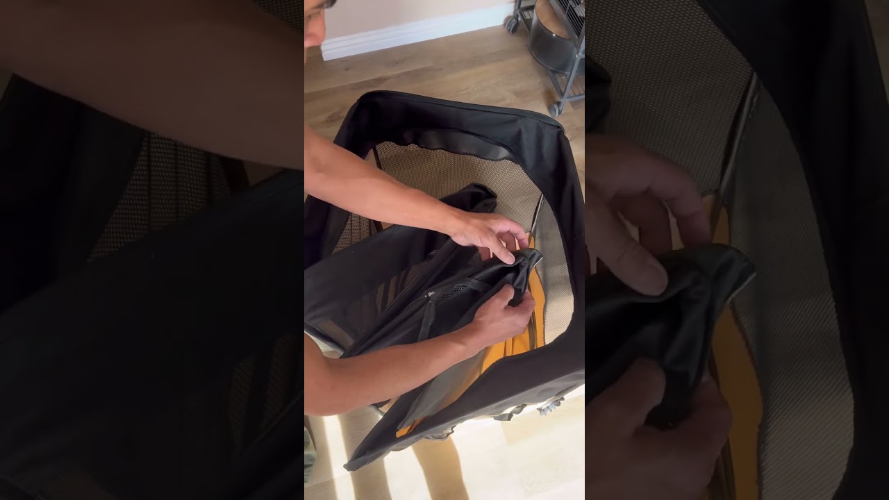 EliteField 2-door Pet Playpen - How to Collapse