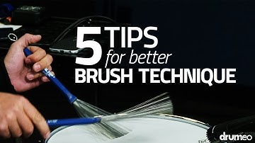 5 Tips For Better Brush Technique - Drum Lesson (Drumeo)