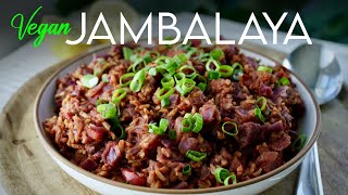 Plant-Based Jambalaya ❤️ The perfect one-pot vegan meal!