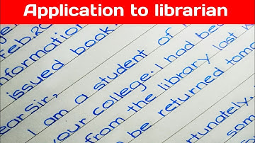 Write an application to librarian informing  that you have lost the book issued to you last week