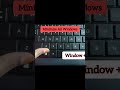 Shortcut Key for Minimize and Maximize open all windows#shorts