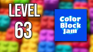 Color Block Jam Level 63 Solution (Walkthrough)