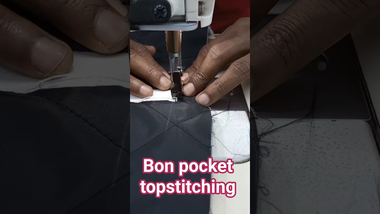 Bon pocket topstitching 