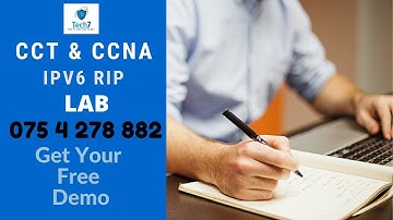 CCT and CCNA IPv6 RIP configuration (Tamil)