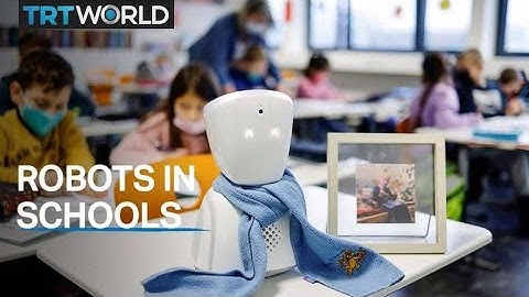 Robot helps schoolboy learning from home be part of his classroom