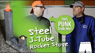 How To Make A Welded Metal Rocket Stove