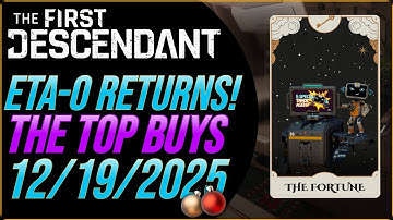 ETA-0 Shop Update and Top Buys for 12/19/25 | The First Descendant