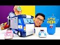 Robocar Poli ile büyük oyun derlemesi. Oyuncak arabalar