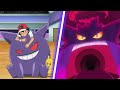 Ashs gigantamax gengar vs marnies gmax grimmsnarlamv  pokemon sword and shield episode 99 amv