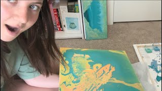 watch me realize I ruined my painting 😭