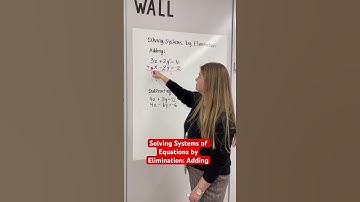 Solving systems of equations by elimination — Part 1: adding! #iteachalgebra #math #algebra #teacher