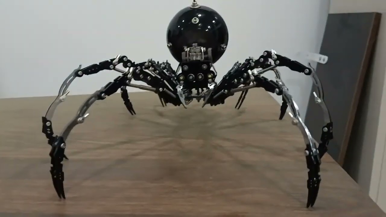 Steampunk Metal Wolf Spider Model