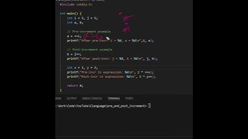 pre & post increment in #clanguage | i++ | --i | #embeddedc #interviewquestion #interviewpreparation