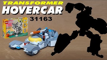 Tutorial:  Build a  Transformer Hovercar ,  using LEGO  31163 : Playful Cat