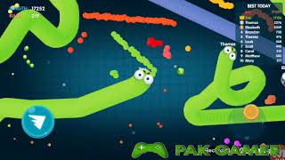 Worm Crawl Game Online Big Snake😍 Amazing Gameplay Get High Score wiithin 8 minutes😎In Top 10 screenshot 4