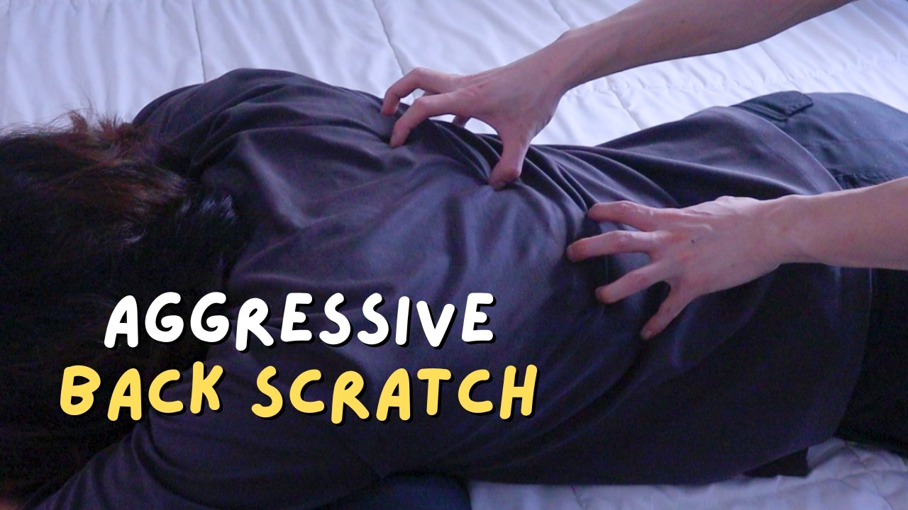 FAST & INTENSE Aggressive Back Scratching & Massage ASMR