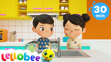 Wash Your Hands Song | Boo Boo Kids - Nursery Rhymes & Kids Songs | Lellobee