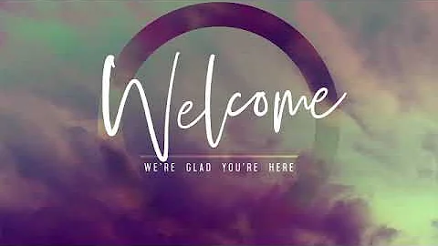 EasyWorship Background - Were glad'you're here