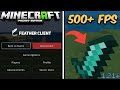 Feather Client For Minecraft PE 1.21+ | Feather Client For MCPE | Boost FPS In MCPE | PS Gamer (RTX)