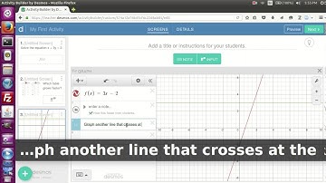 Desmos Activity Builder