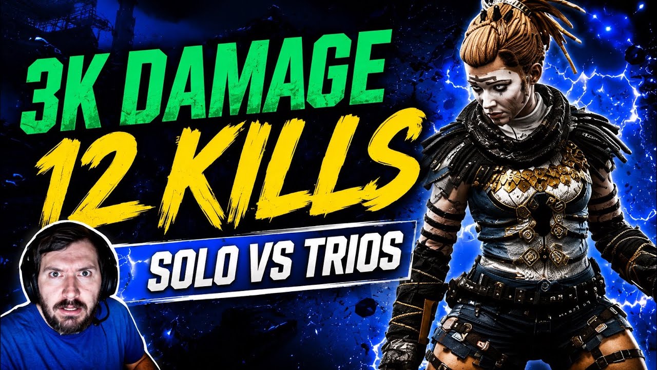 Insane Solo vs. Trios Game 12 kills 3K Damage - NuChaos - YouTube