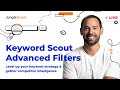 Amazon Keyword Research | Keyword Scout Advanced Filters