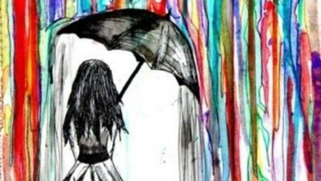 Umbrella Painting Art