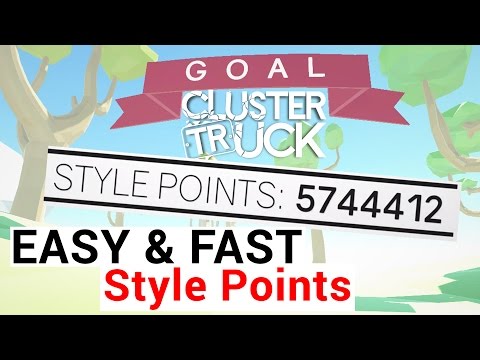 ClusterTruck | FASTEST & EASIEST Way to Get Style Points | Cluster Truck Style Points Exploit Cheat
