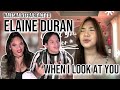 Waleska & Efra react to ELAINE DURAN for the FIRST TIME| WHEN I LOOK AT YOU - Miley Cyrus| REACTION