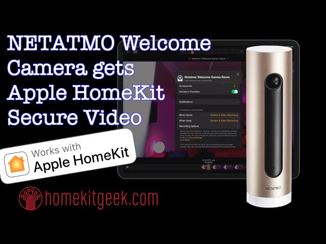 Netatmo's Smart Indoor Camera now supports Apple HomeKit Secure