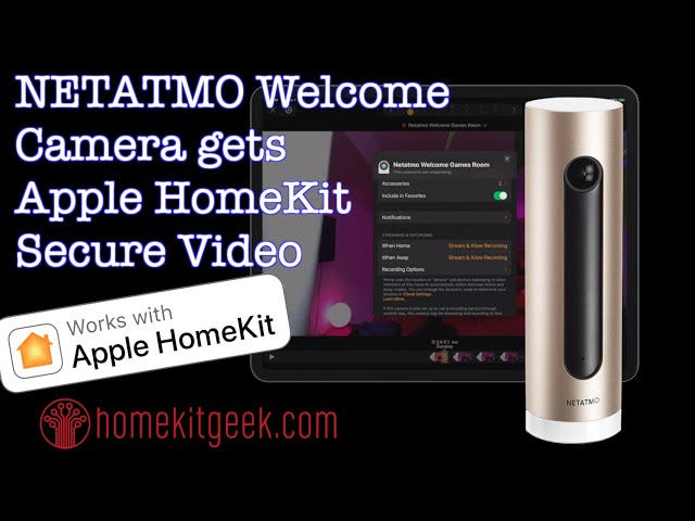 Netatmo adds support for HomeKitSecure Video in its Smart indoor