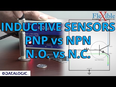 Inductive Sensors - PNP vs NPN - N.O. vs N.C. - Datalogic
