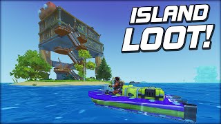 We Took Our Boat on the Ocean to Loot all the Islands! (Scrap Mechanic Co-op Ep. 58)