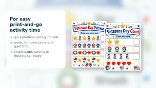Thank You Star Activity Pages | Veterans Day Activity Sheets | Printable PDF | Etsy | 18