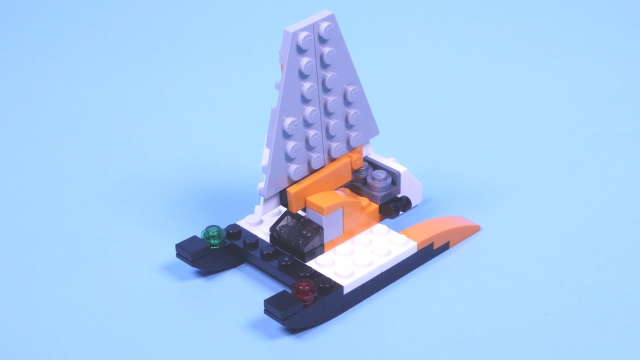 lego catamaran boat animated building instructions lego