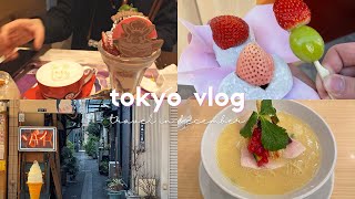 japan vlog 🍡 tokyo in december, pokemon cafe, omakase sushi, coffee