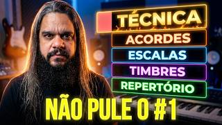 O Guia Definitivo do Teclado para Iniciantes (Foque nestas 5 coisas)