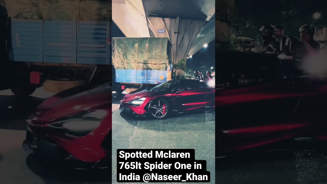 Spotted Mclaren 765lt Spider One In India Viral Youtubeshorts Ytshorts