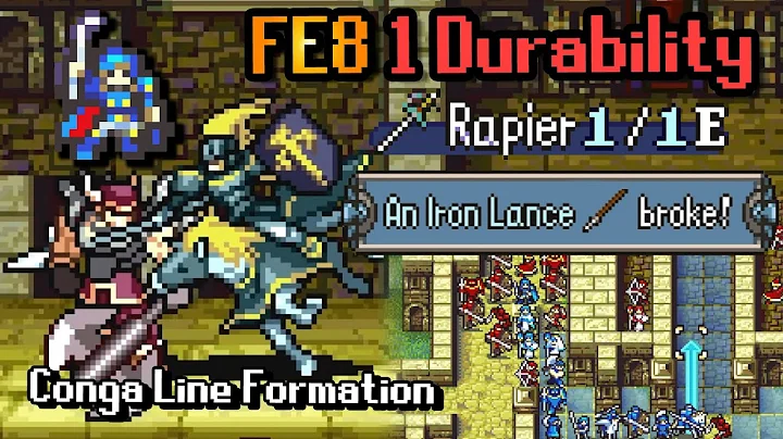 FE8 1 Durability Step 9: Use the Conga Line Formation to nonlethally suppress dozens of enemies