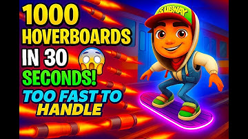 🚀 I Used 1000 Hoverboards in 30 Seconds – Subway Surfers Challenge! 🔥 #viral #subwaysurfers #video