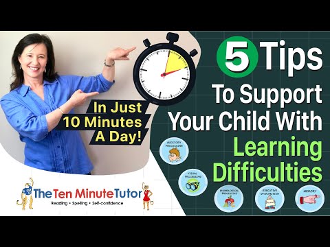 5 Tips to support your child with learning difficulties.