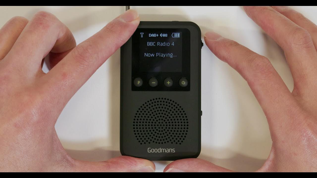 How to Preset Station on Goodmans Pocket DAB GDPRDAB YouTube
