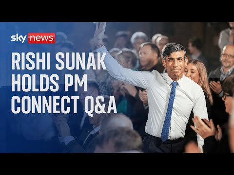 Watch live: rishi sunak holds a pm connect q&a