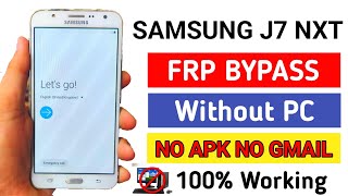 Samsung J7 Nxt Frp Unlock - (J701F) Google Account Bypass Without Pc New Trick Android 9.0 100% Ok