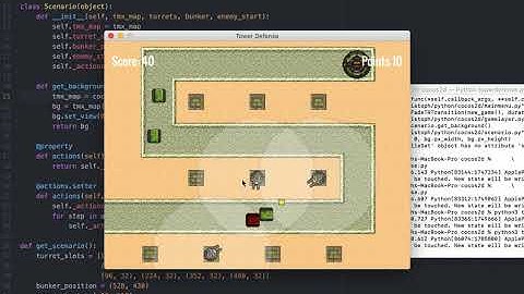 Tower Defense Cocos2d Python Game