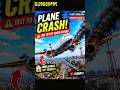 💥 Airplane Crash Simulator 😱 | Emergency Landing Failed ✈️ #Shorts